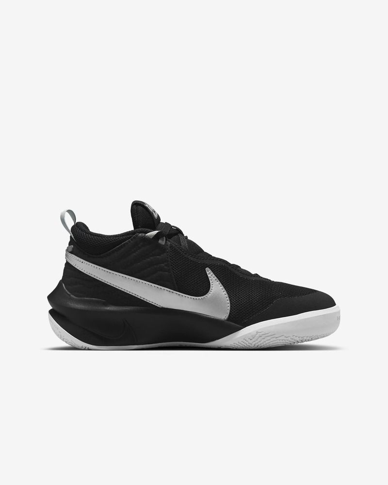 Zapatillas Básquetbol Niño Nike Team Hustle D 8 GS Negra