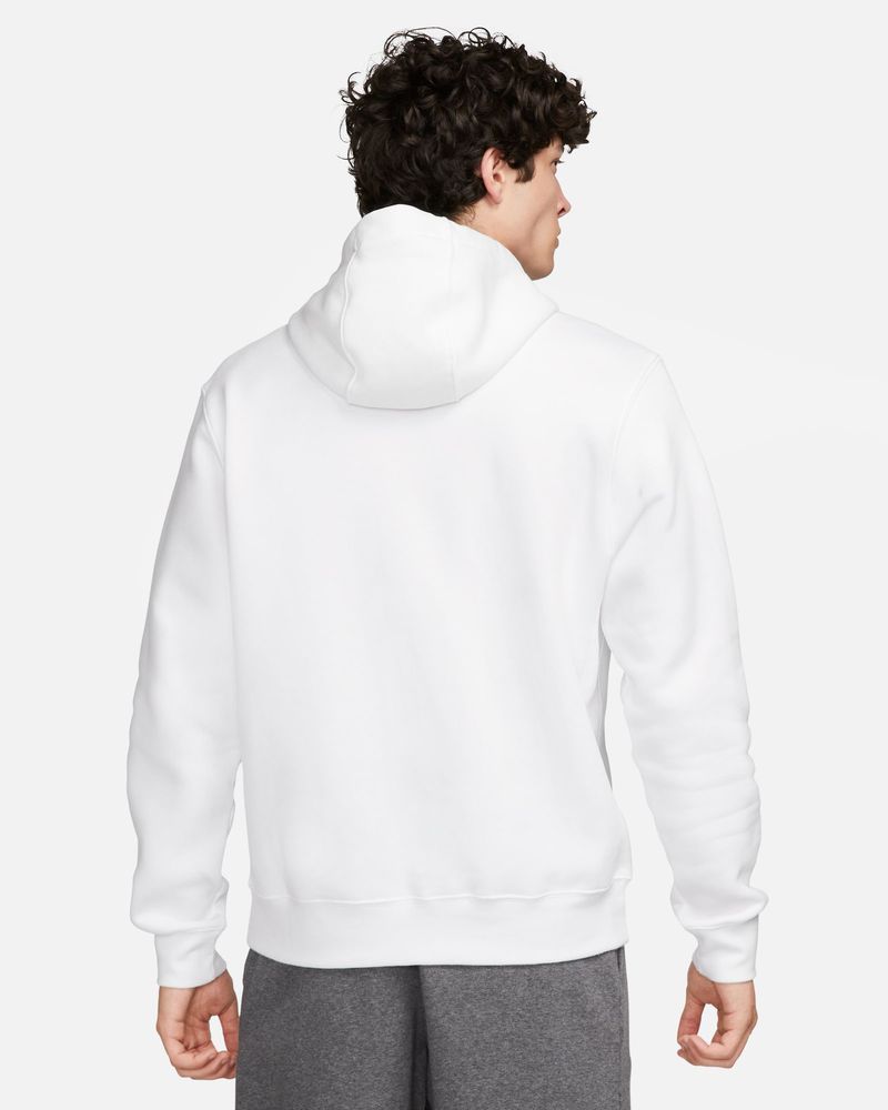White hoodie fleece Clearance