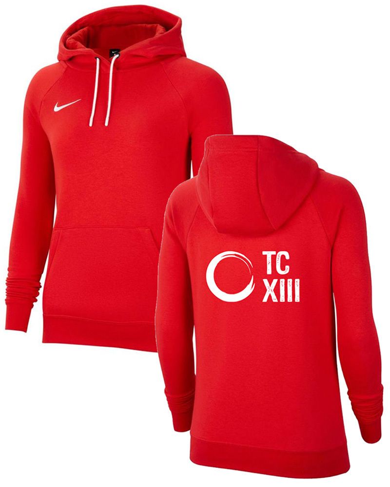 Sweat a capuche online nike rouge femme