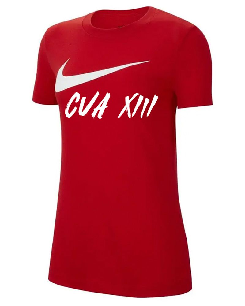 T shirt 2025 nike femme rouge