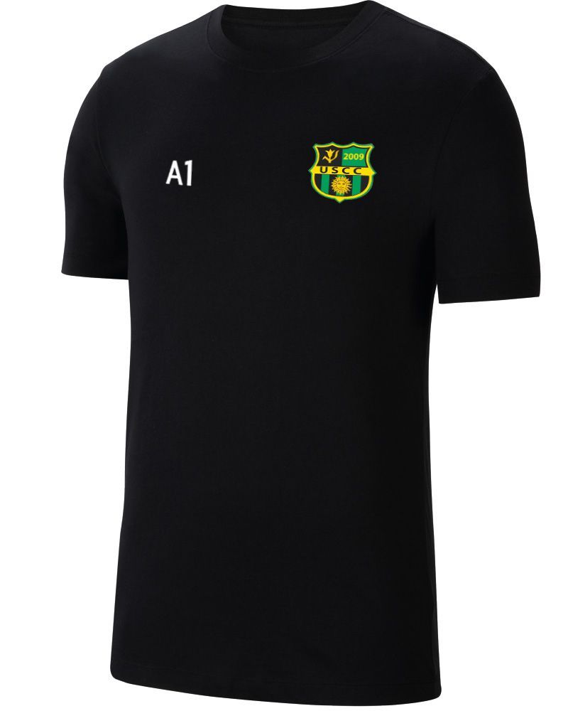 T-shirt US Carqueiranne La Crau Noir pour enfant