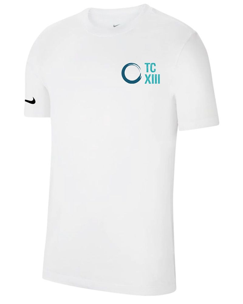 NIKE TEE SHIRT CLUB BLANC - TEE-SHIRT HOMME