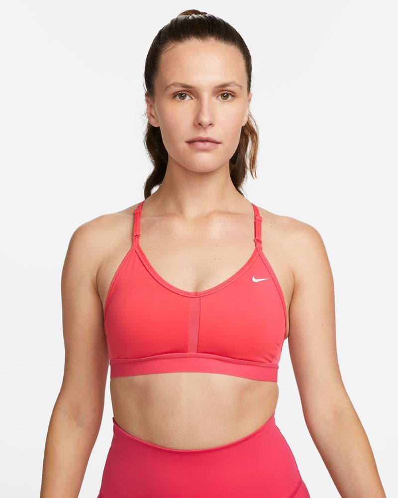 Women's Nike Indy Coral Red Bra - CZ4456-850