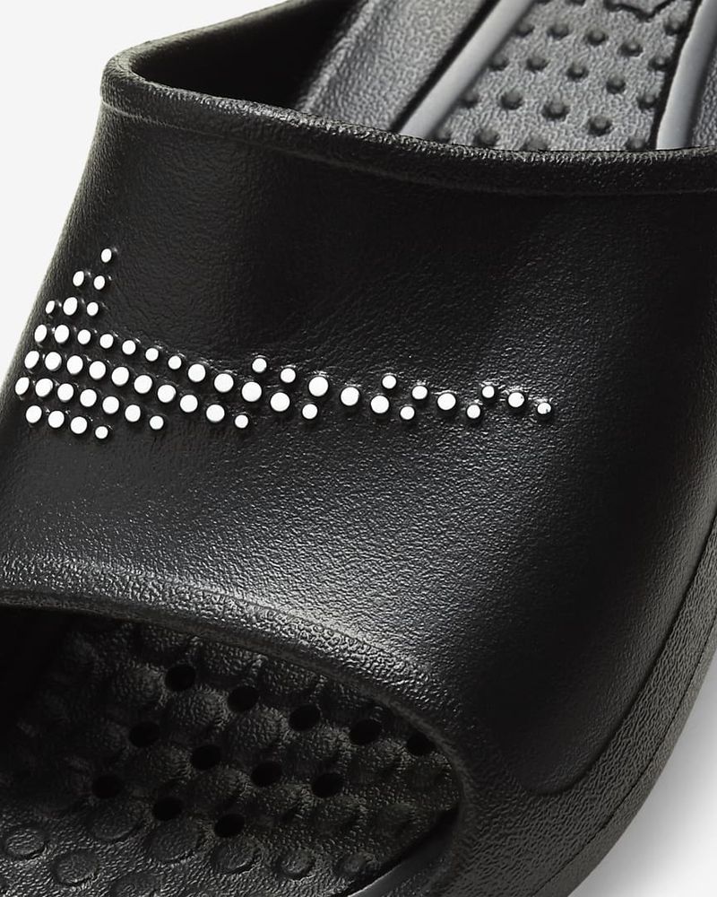 Claquette noir hotsell nike femme