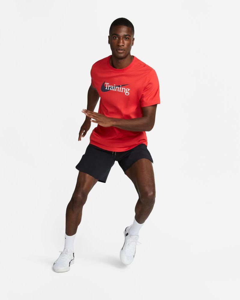 Nike Men s Dri Fit Swoosh T Shirt CZ7989 657 Red EKINSPORT