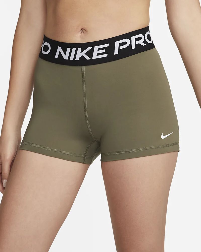 Mallas cortas caquis con logo Dri-FIT de Nike Running Plus