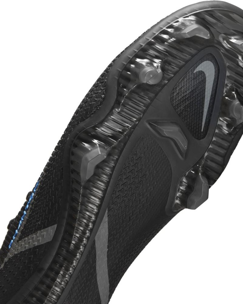 Chaussures de football Nike Phantom GT2 Elite FG Noires et Bleues - Renew Pack - CZ9890-004