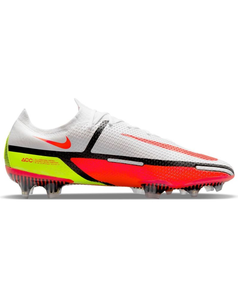 Chaussures de football Nike Phantom Gt2 Elite FG Blanches CZ9890-167