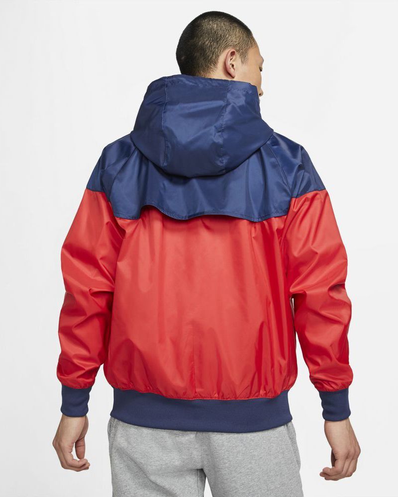 Veste nike 2025 rouge bleu