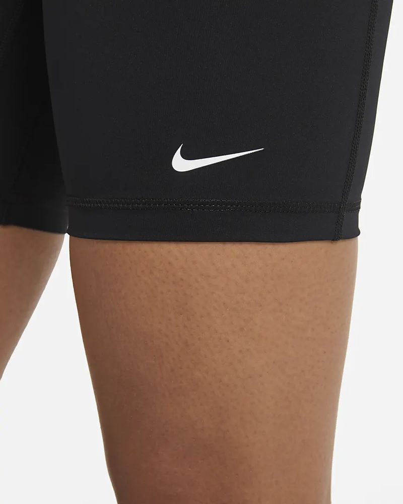 Short Nike Pro 365 Azul e Branco Feminino