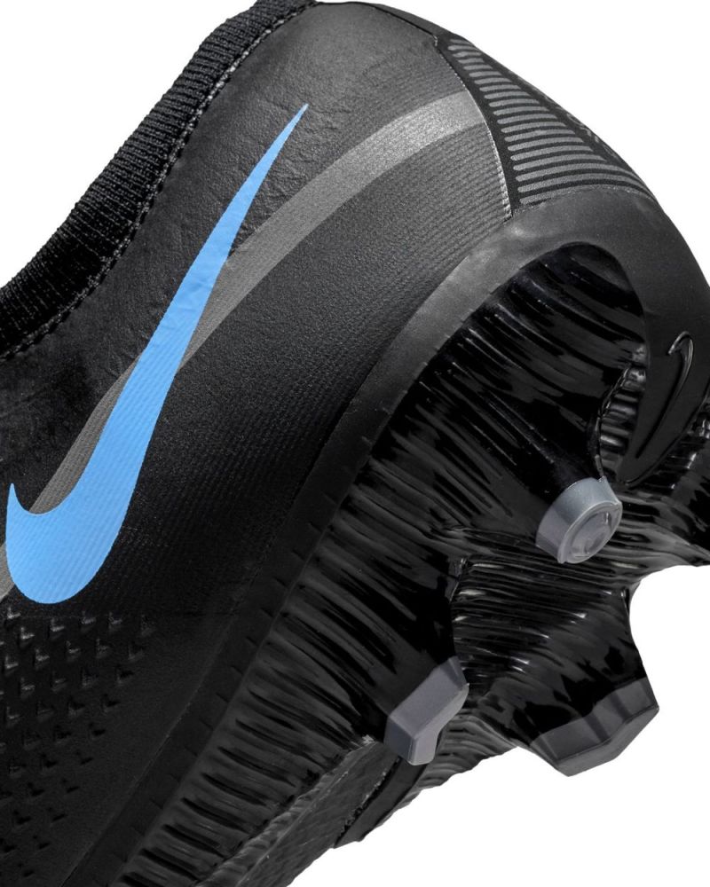 Chaussures de football Nike Phantom GT2 Pro FG Noires et Bleues - Renew Pack - DA4432-004