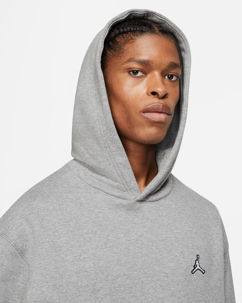 Sweat jordan hotsell brushed capuche gris
