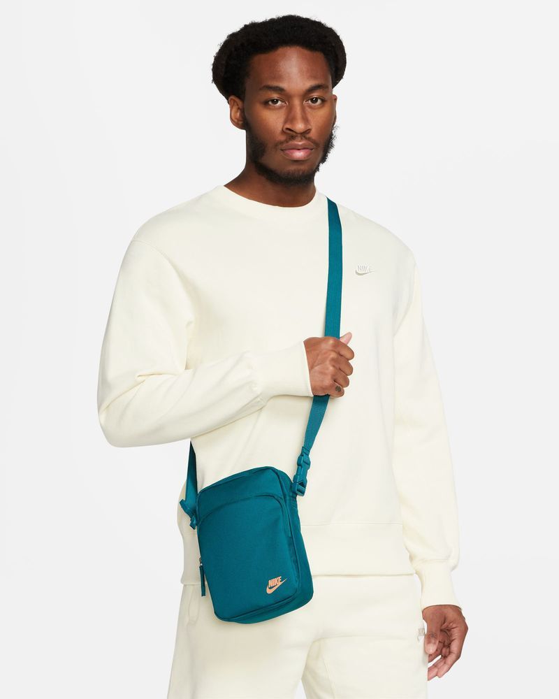 Nike Heritage Banana Bag Turquoise Blue Unisex EKINSPORT