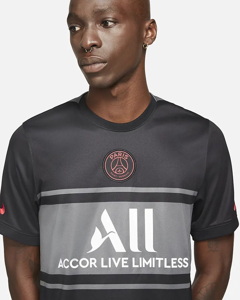 Maillot de football PSG jordan noir bleu homme - Nike