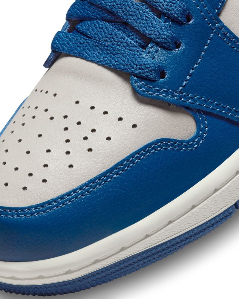 Chaussures Nike Jordan 1 Low Bleu et Gris pour Femme - DC0774-402