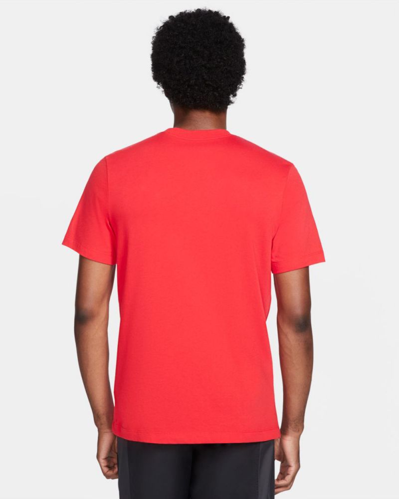 T shirt best sale nike rouge homme