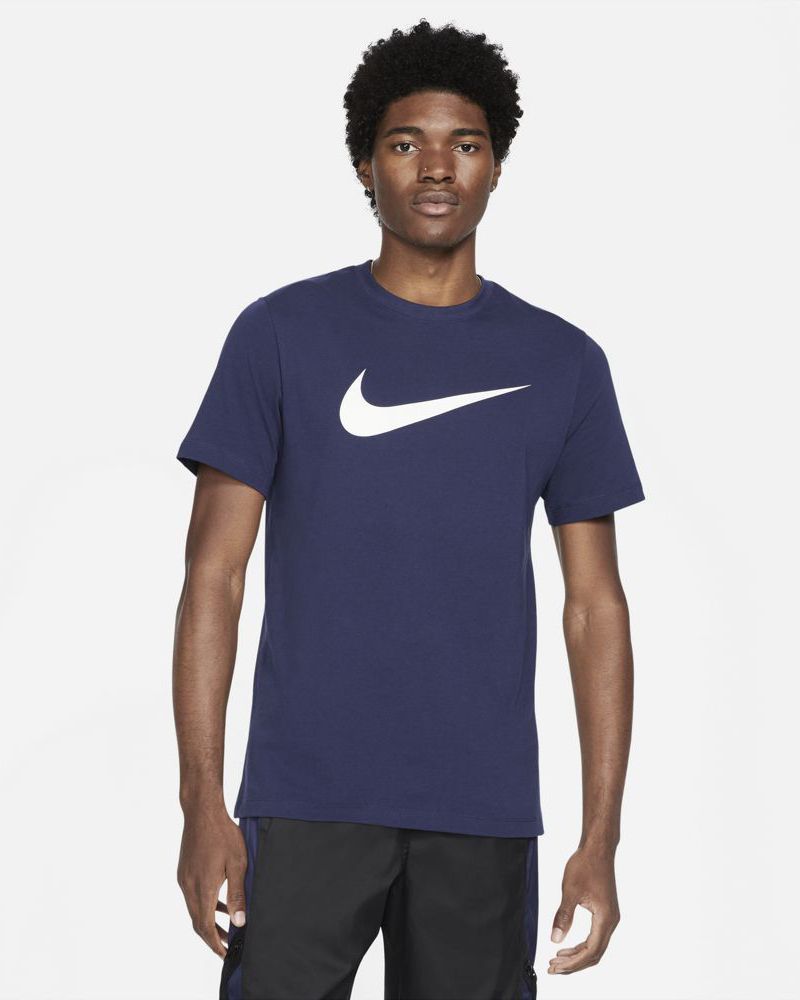 Navy blue nike t shirt on sale