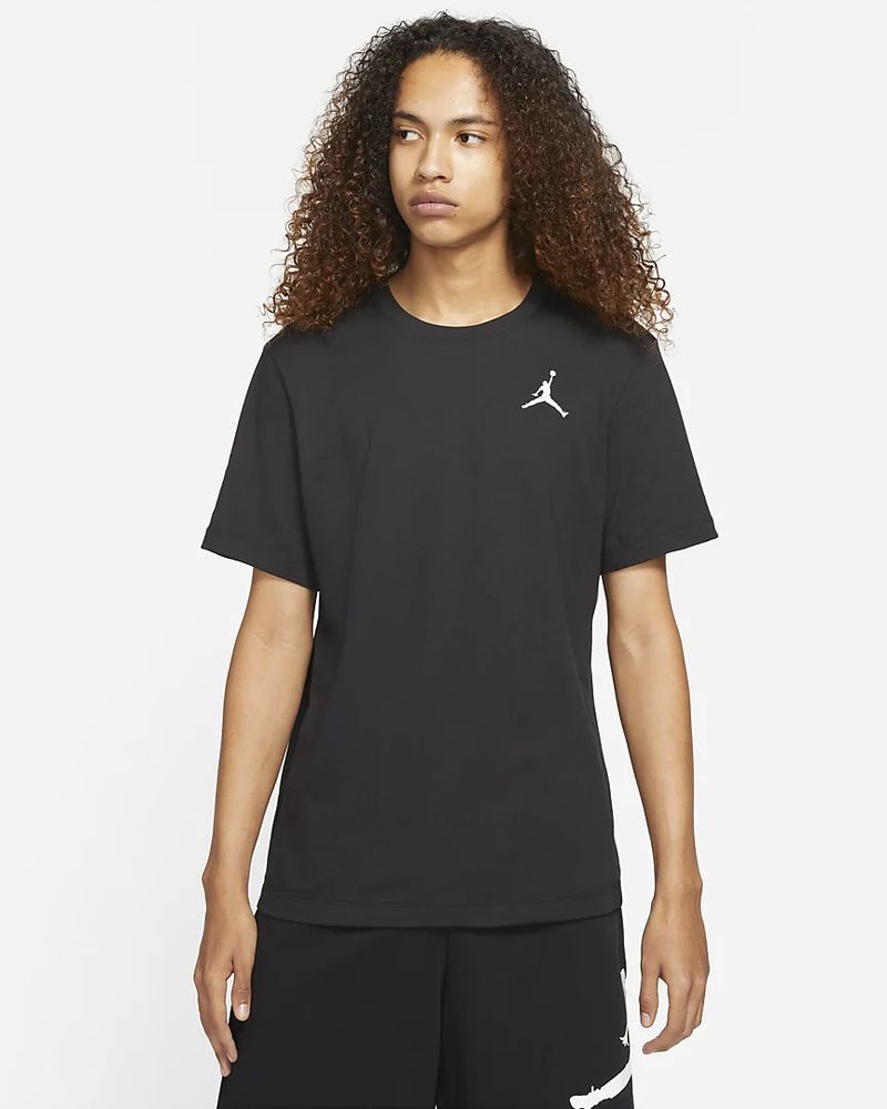 Black air jordan t shirt best sale