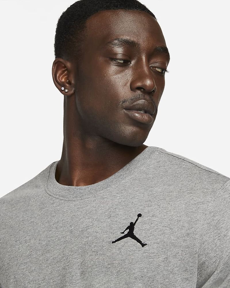 Camiseta Jordan Jumpman EMB para hombre DC7485 091 Gris