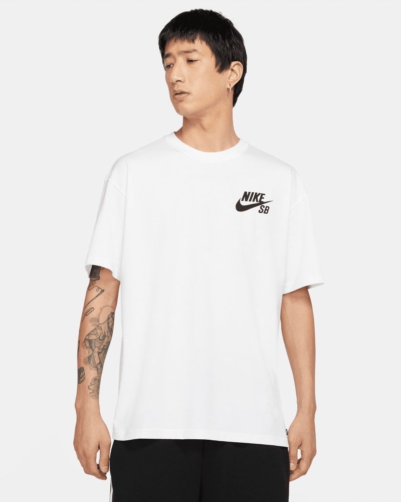 T-shirt Nike SB Blanc pour Homme