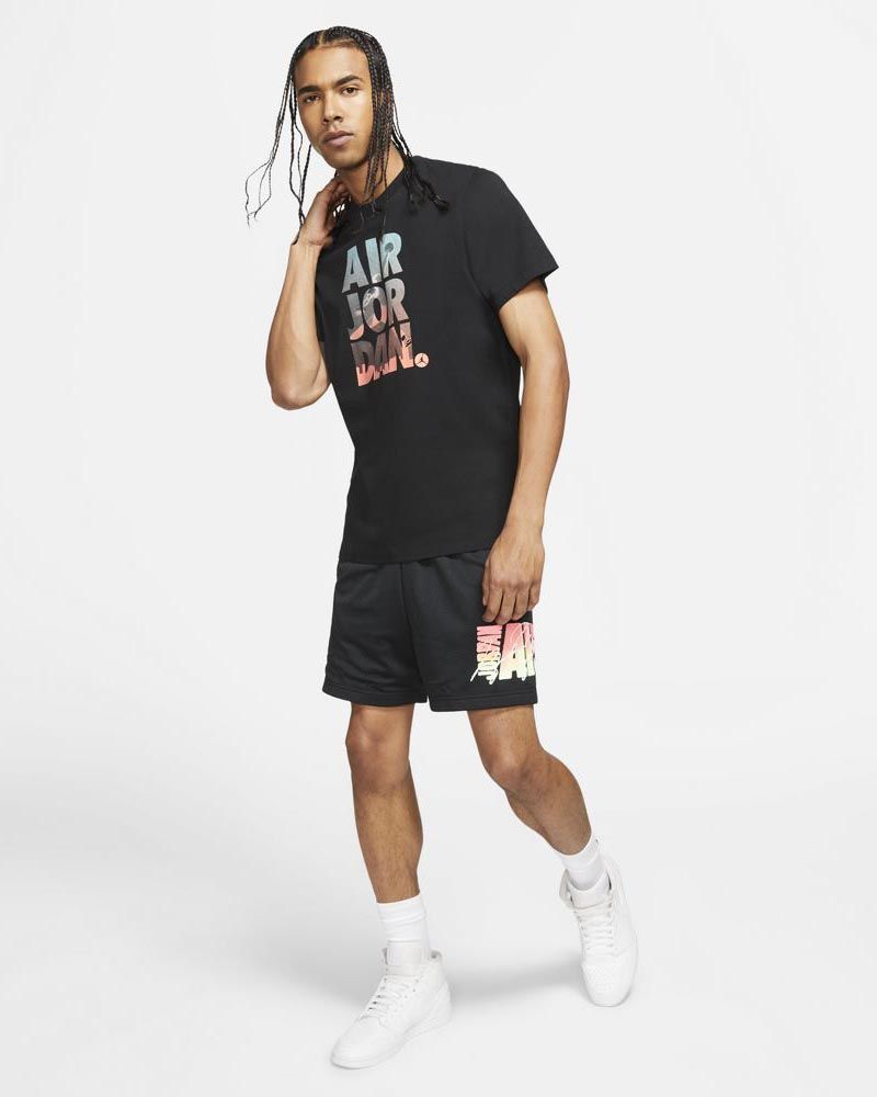 T shirt best sale nike noir jordan