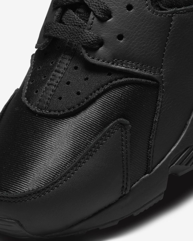 Nike huarache online noir cuir