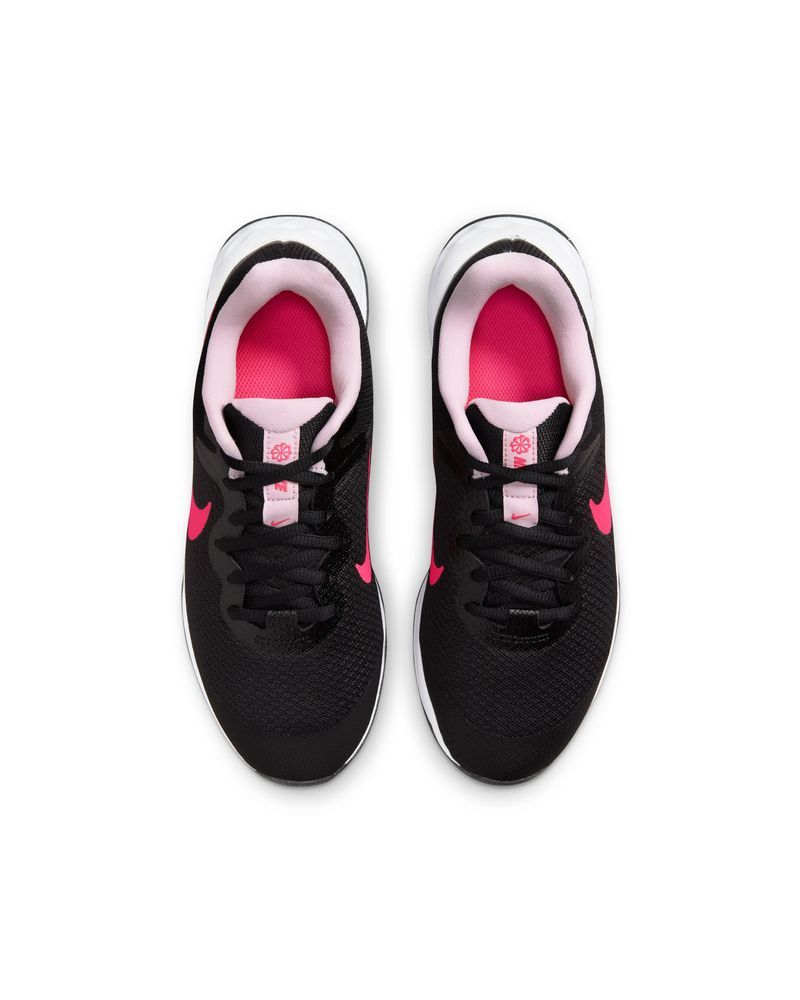 Chaussure nike noir 2025 et rose