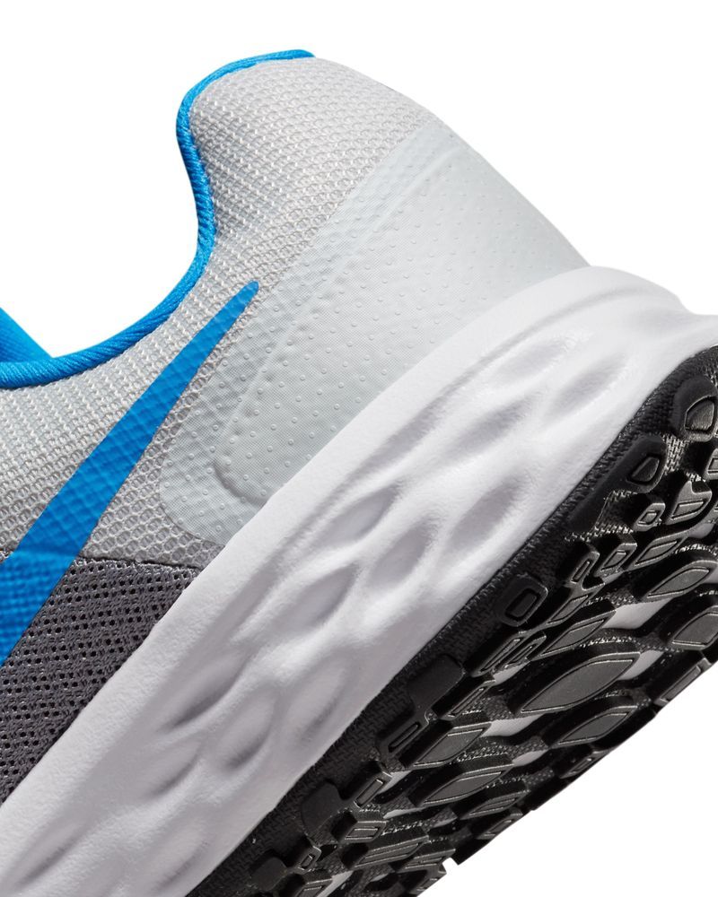 Shoes Nike Revolution 6 Grey & Royal Blue for Child - DD1096-008 ...