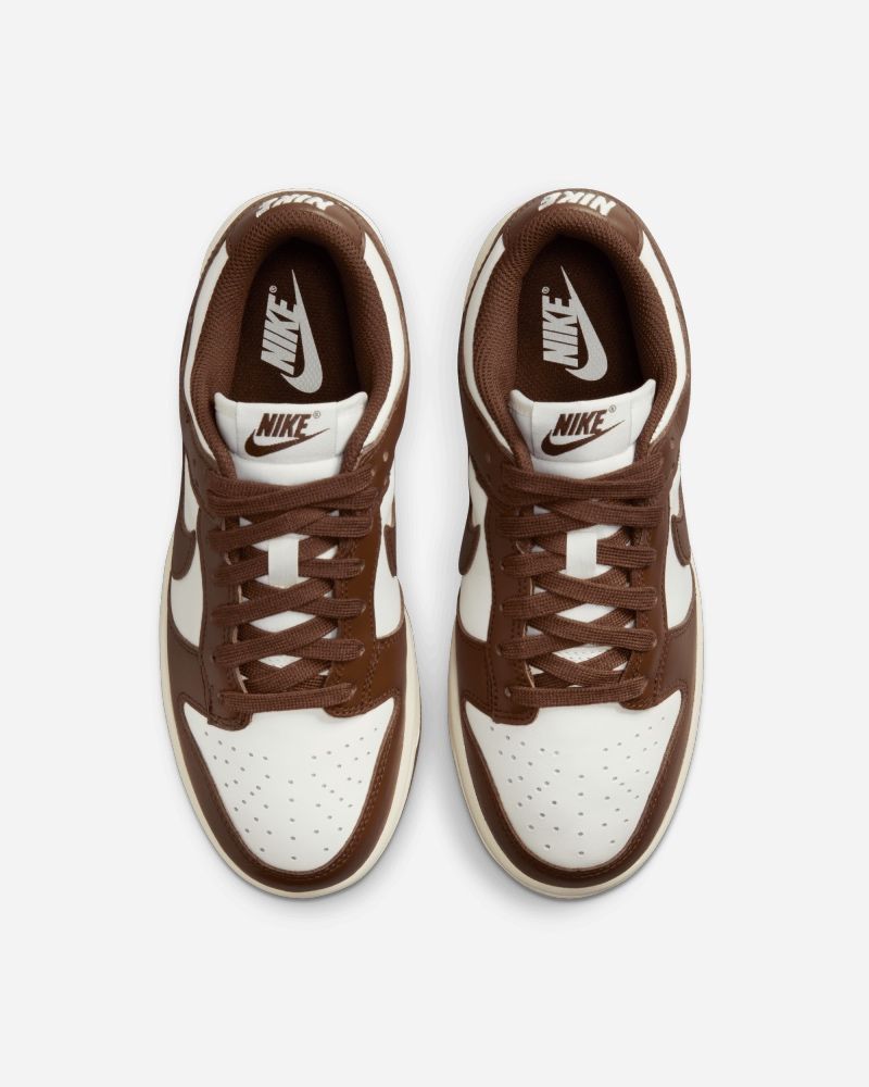 Chaussures Nike Dunk Low Blanc Marron pour Femme EKINSPORT