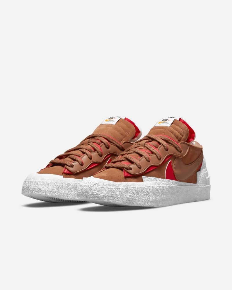 Chaussures Nike Blazer Low Sacai Marron pour homme EKINSPORT