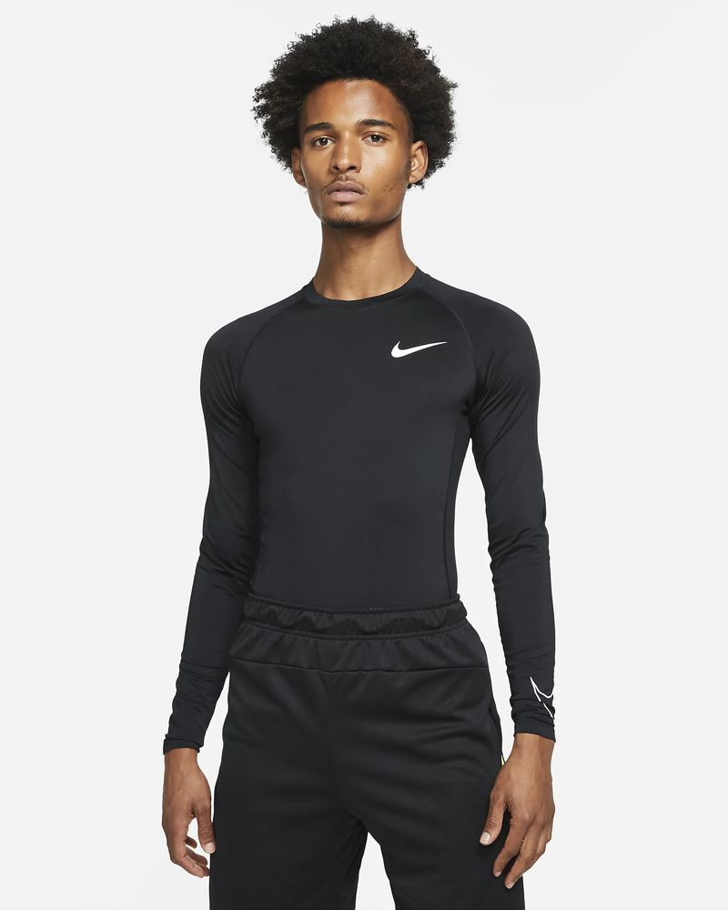 Maillot de compression manches longues Nike Pro Dri-FIT pour Homme -  DD1990-010 - Noir