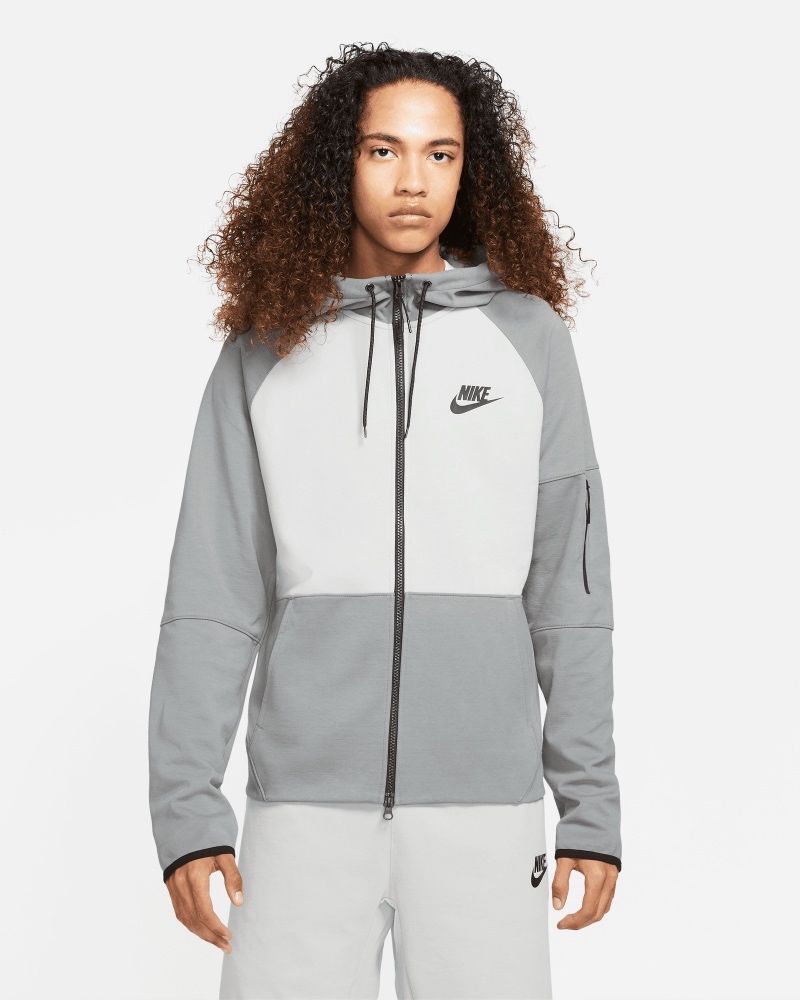Nike Sweat à Capuche Tech Fleece FZ - Gris/Noir