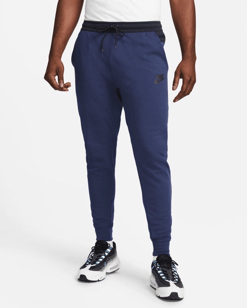 Dark blue nike tech fleece hotsell joggers