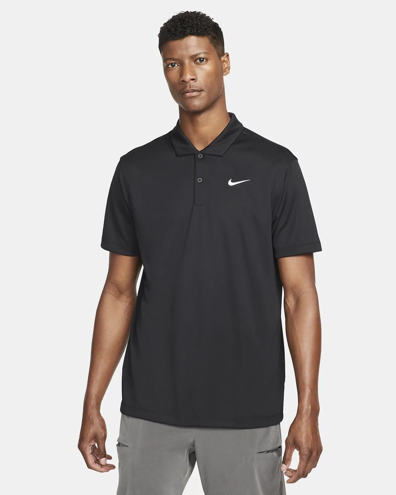 Polo de tennis NikeCourt Dri-FIT pour Homme - DH0857-010 - Noir