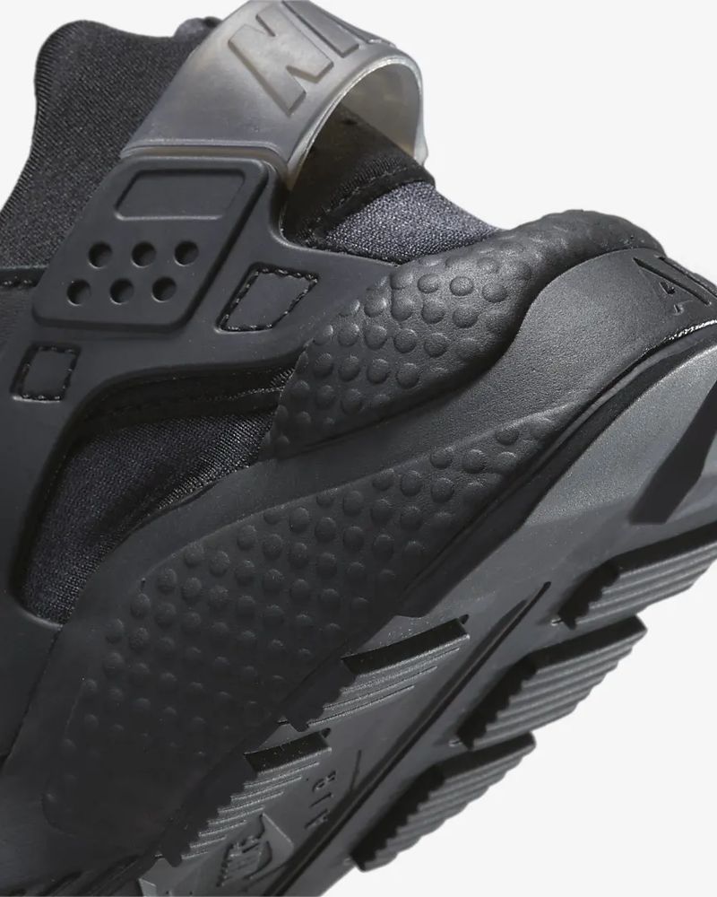 Huarache noir top et blanche femme