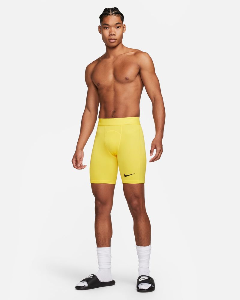 Yellow nike deals compression shorts