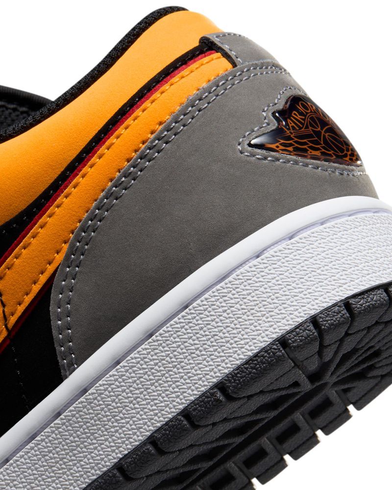 Chaussures Air Jordan 1 Low Se Gris Orange pour Homme EKINSPORT