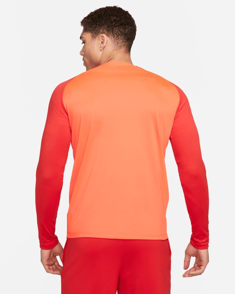 Nike football academy track top in orange top