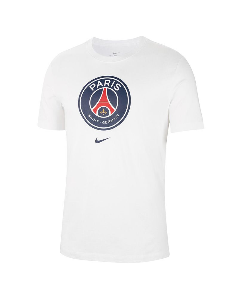 T-shirt Nike Paris Saint-Germain Crest Blanc pour Homme - DJ1315-100