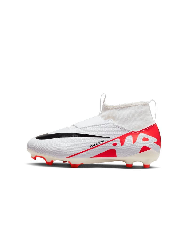 Botas de fútbol para niño Nike Mercurial Superfly 9 Academy FG/MG Rojo y  Blanco