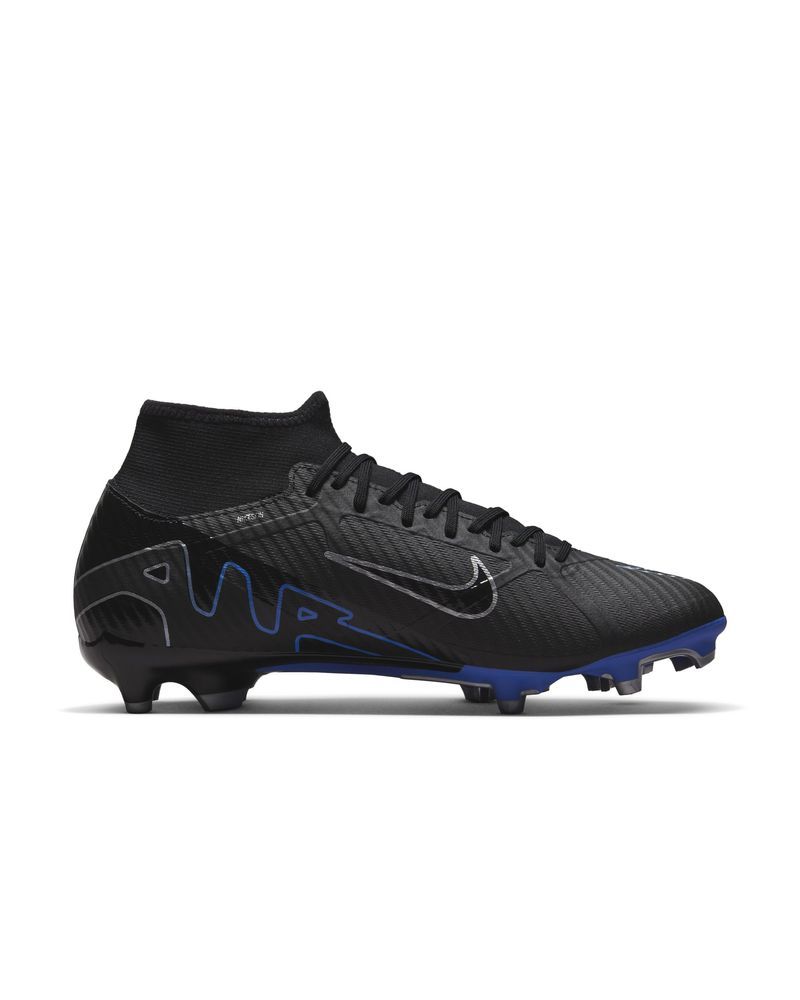 Nike mercurial top noir et or