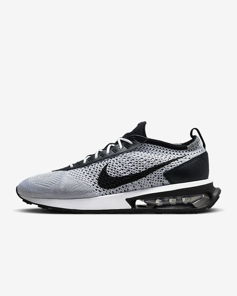 chaussures nike air max flyknit racer grises homme dj6106 002
