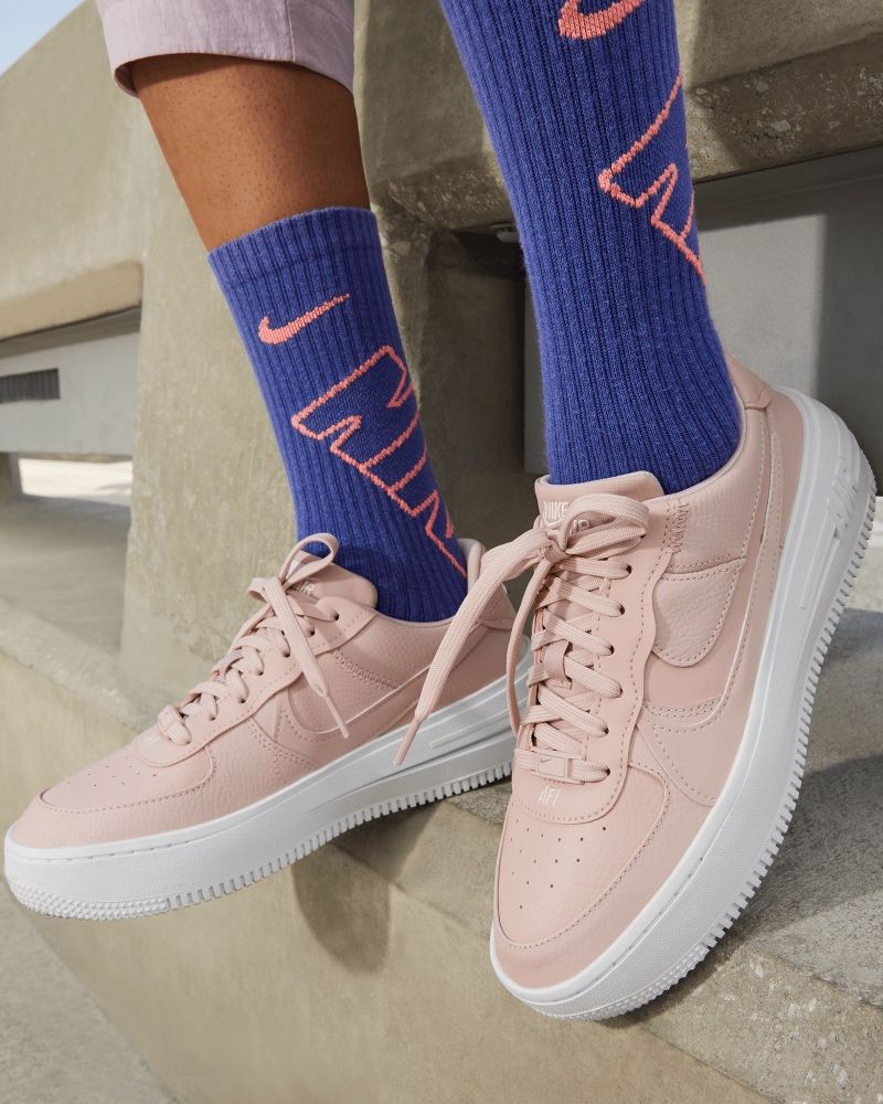 Nike Chaussette Haute Rose