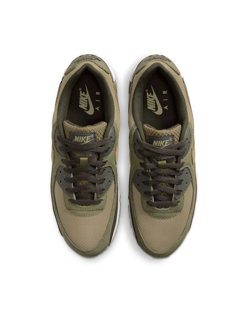 Nike Air Max 90 Men s Shoes White Brown EKINSPORT