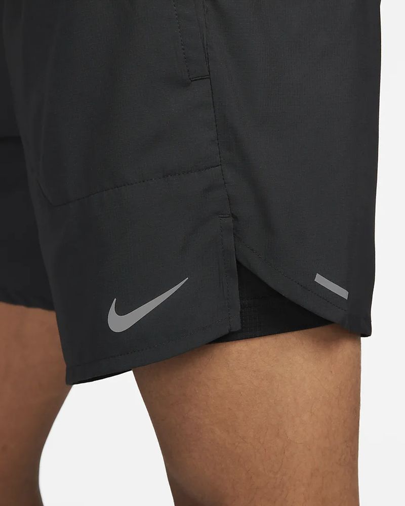 PANTALÓN CORTO HOMBRE NIKE RUNNING NEGRO COLOR NEGRO TALLA S