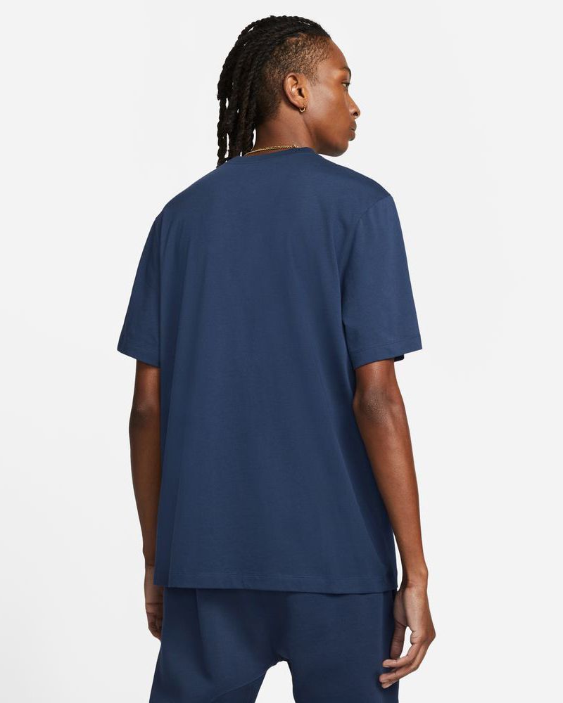 Nike Men s Sportswear Swoosh League T Shirt DM6341 410 Navy