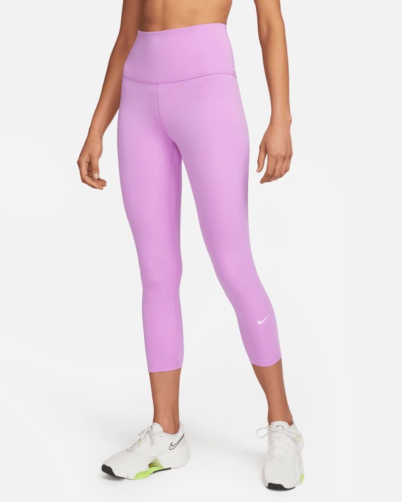 Nike Yoga Dri Fit Lilac Pink High Rise Leggings Ankle Vents RRP