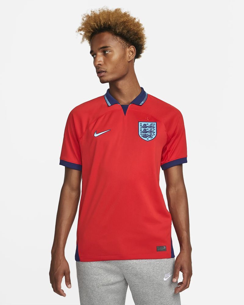 Maillot England 2022/23 Stadium Away pour Homme - DN0685-600 - Rouge