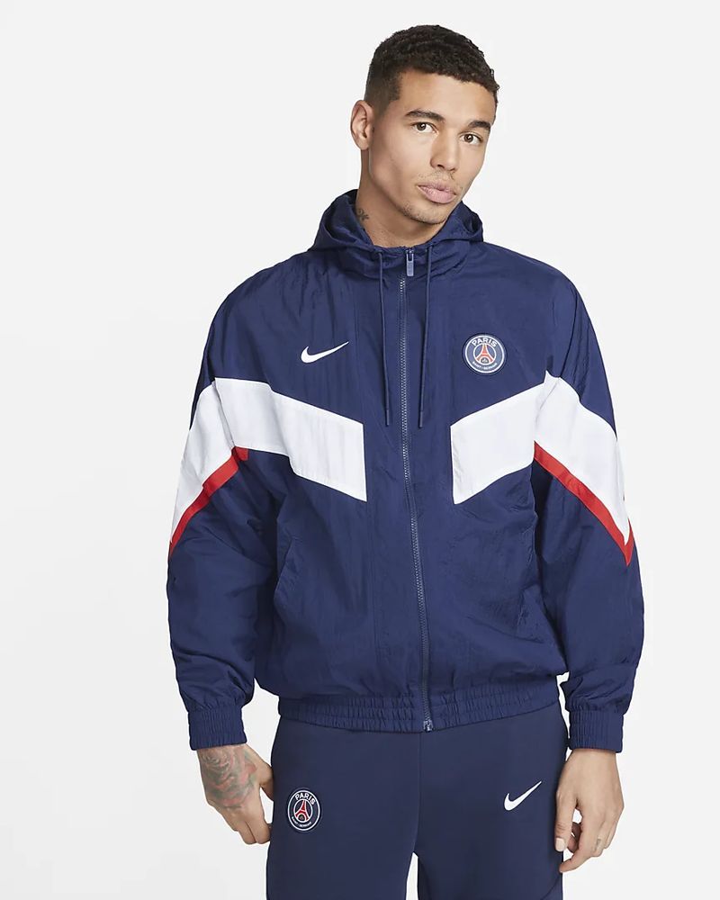 Veste 90's PSG pour Homme - DN1311-410 - Bleu