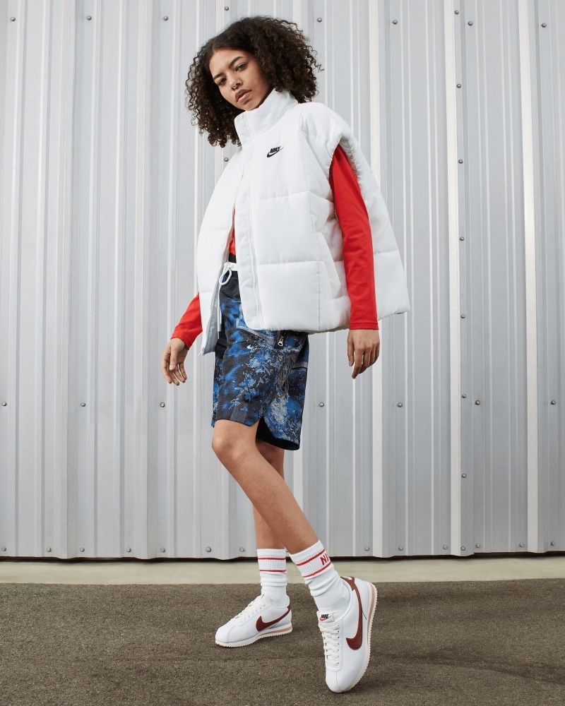 Cortez nike shop blanche